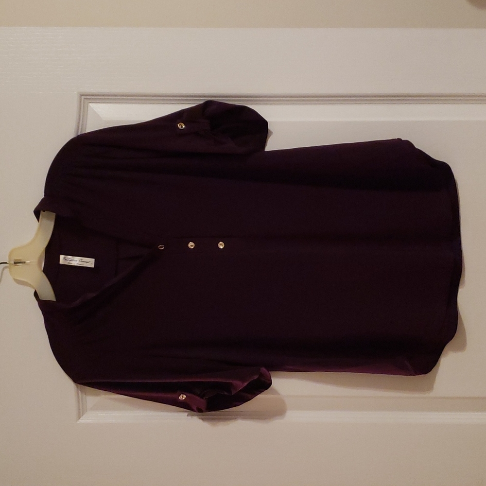 Large purple blouse